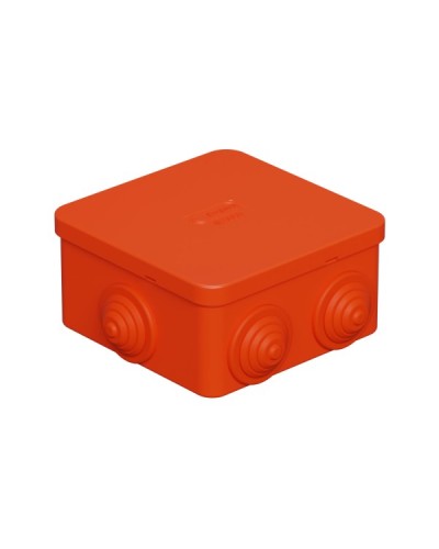 Коробка огн. E110, о/п 85х85х50мм,без галогена, 12 вых., IP55, 5P, оранж. Экопласт (43221HF) в Комсомольске-на-Амуре Распределительные коробки Pintop.ru