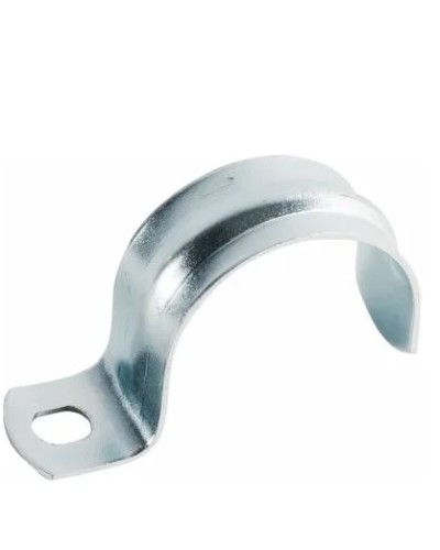 Скоба оцинк. с одним отверстием, для трубы D32мм (100 шт/уп) Экопласт (43732) - Скоба оцинкованная с одним отверстием, для трубы D32мм Экопласт в Комсомольске-на-Амуре Держатели, клипсы, скобы Pintop.ru