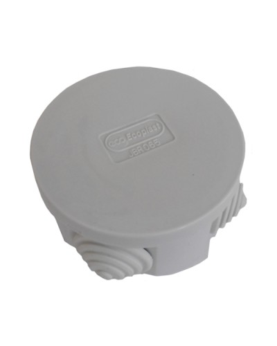 Коробка распределительная о/п с крышкой D65х35 мм, 4 вых. Экопласт 44004 в Комсомольске-на-Амуре Распределительные коробки Pintop.ru