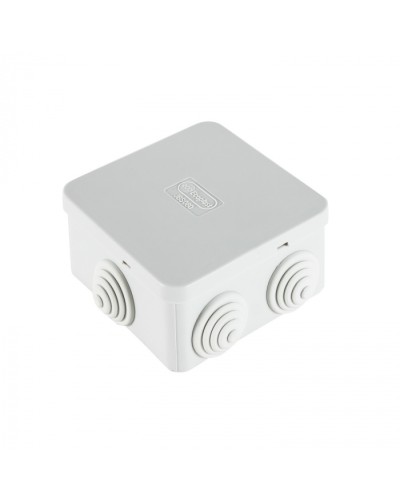 Коробка распределительная о/п, для монтажного пистолета 85х85х50, без галогена, 6 вых, IP44 (44066HF) в Комсомольске-на-Амуре Распределительные коробки Pintop.ru