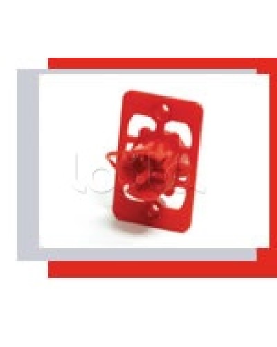 Втулка концевая для заливки в бетон 20/32мм (красный) Экопласт 44608 в Комсомольске-на-Амуре Крепежные изделия Pintop.ru