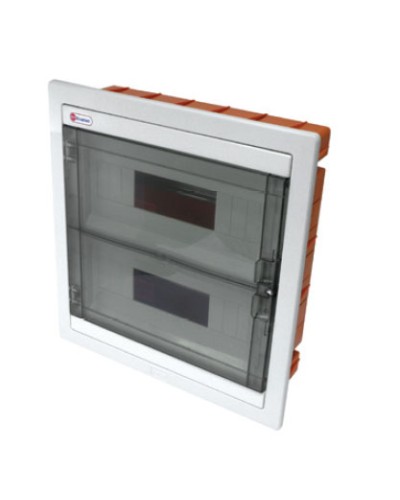 Щиток скрытой установки, 24 модулей, IP40 Экопласт 46024 в Комсомольске-на-Амуре Боксы для автоматов Pintop.ru