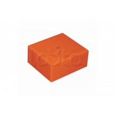 Коробка огн. с глад. стенками,без галогена, заземление, IP41, 2P, (1,5-4мм2) (оранж) ОКЛ Экопласт 46101PE-HF
