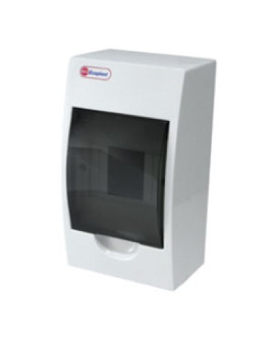 Шкаф настенный с дверцей, 6 модулей, IP40 Экопласт 46106 в Комсомольске-на-Амуре Боксы для автоматов Pintop.ru