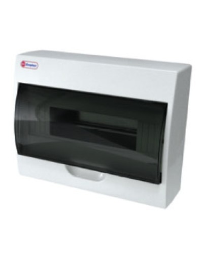 Шкаф настенный с дверцей, 24 модулей, IP40 Экопласт 46124 в Комсомольске-на-Амуре Боксы для автоматов Pintop.ru