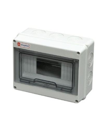 Шкаф настенный, 12-13 модулей, IP65 Экопласт 46412 в Комсомольске-на-Амуре Боксы для автоматов Pintop.ru