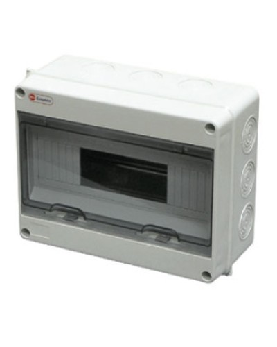 Шкаф настенный, 18 модулей, IP65 Экопласт 46418 в Комсомольске-на-Амуре Боксы для автоматов Pintop.ru