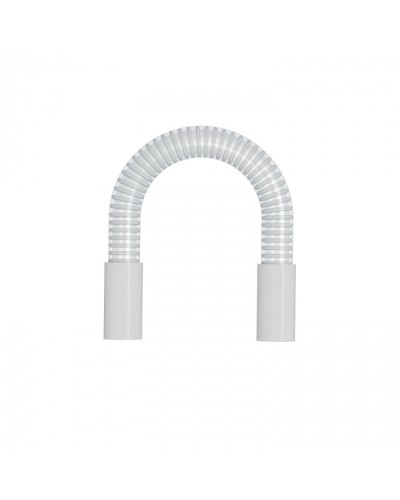 Гибкий переход для трубы диам. 25мм, длина 30см, цвет белый (49415W) в Комсомольске-на-Амуре Повороты, муфты, тройники Pintop.ru