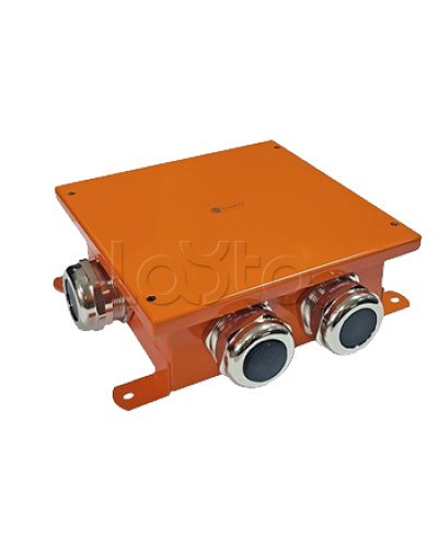 SMB120 Коробка металлическая, огн. E-110,о/п 120х120х60, 4 метал. гермоввода, IP66, 9P, (1,5-10 мм2), цвет оранж. Экопласт (56354) в Комсомольске-на-Амуре Распределительные коробки Pintop.ru