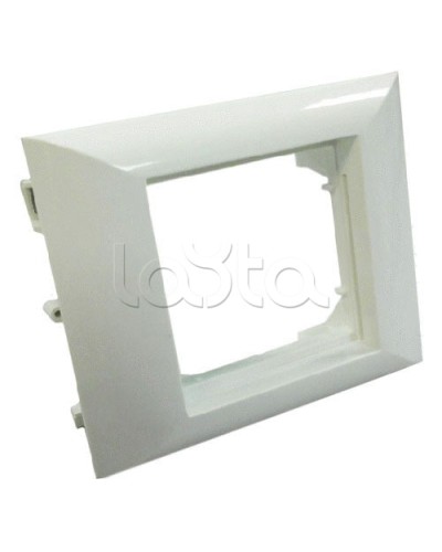 Суппорт для розетки 45х45 на 2 модуля для кабель-канала серии ARC-LAN Экопласт 573909 в Комсомольске-на-Амуре Аксессуары для кабель-канала Pintop.ru