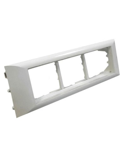 Суппорт для 3 розеток 45х45 или 6 модулей 22.5х45 для кабель-канала серии ARC-LAN Экопласт 573916 в Комсомольске-на-Амуре Аксессуары для кабель-канала Pintop.ru