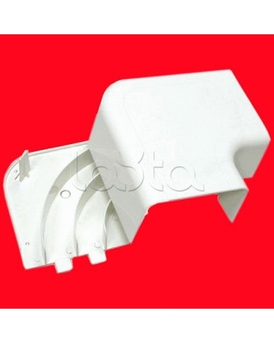 Угол плоский 100х40 с задней стенкой и разделителем для кабель-канала серии ARC-LAN Экопласт 576314 в Комсомольске-на-Амуре Аксессуары для кабель-канала Pintop.ru