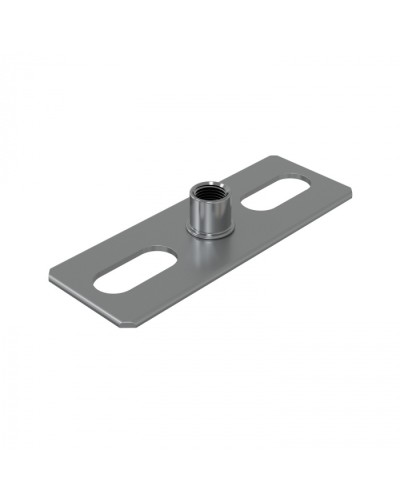 Пластина опорная с гайкой М8 (1уп=150шт) Экопласт (59920) в Комсомольске-на-Амуре Аксессуары для лотков Pintop.ru