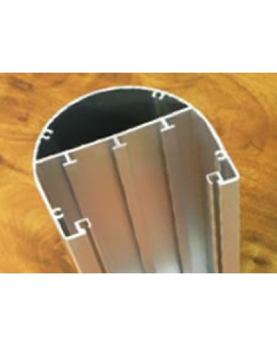 Колонна алюминевая под суппорт (односторонняя) 350мм Экопласт 70135 в Комсомольске-на-Амуре Системы лючков и колонн Pintop.ru