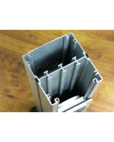 Колонна алюминевая под суппорт (двухсторонняя) 660мм Экопласт 70266 в Комсомольске-на-Амуре Системы лючков и колонн Pintop.ru