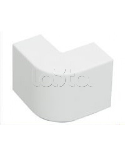 Угол внешний плавный стандарт TIA 25x16 мм Экопласт 72205R-HF в Комсомольске-на-Амуре Аксессуары для кабель-канала Pintop.ru