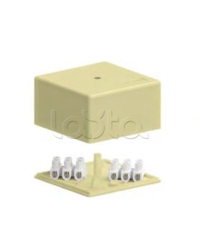 SD3 Коробка распределительная для о/п, 75х75х40мм без галогена (белый) Экопласт (72932HF) в Комсомольске-на-Амуре Распределительные коробки Pintop.ru