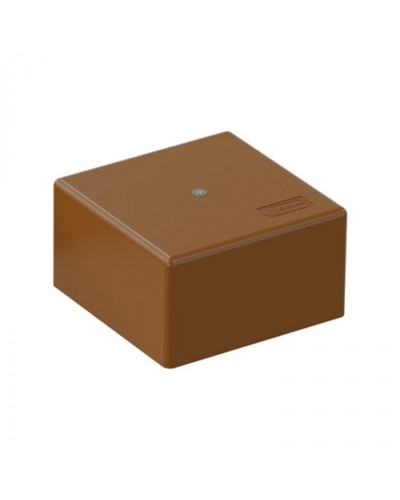 SD3 Коробка распределительная для о/п, для монтажного пистолета 75x75x40мм, 6 пар 10мм2, (корич.) Экопласт (72935B) в Комсомольске-на-Амуре Распределительные коробки Pintop.ru