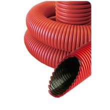 NR050 Гофрированные трубы для прокладки кабеля под землей с протяжкой D50мм (внешн.) (801050)