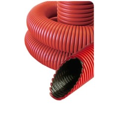 NR090 Гофрированные трубы для прокладки кабеля под землей с протяжкой D90мм (внешн.) (801090)