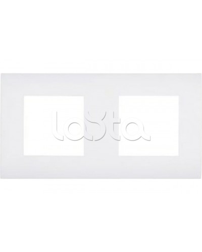 Накладка розетки телефонной или компьютерной 22,5х45 мм под рамку LK45 Экопласт (854204) в Комсомольске-на-Амуре Аксессуары для кабель-канала Pintop.ru