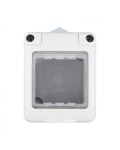 Коробка для о/п, герметичная с прозрачной, силиконовой панелью, 45х45мм IP55 (серый) LK45 (855003) в Комсомольске-на-Амуре Распределительные коробки Pintop.ru