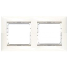 Рамка 2-постовая LK60 Экопласт (белый) (864204)