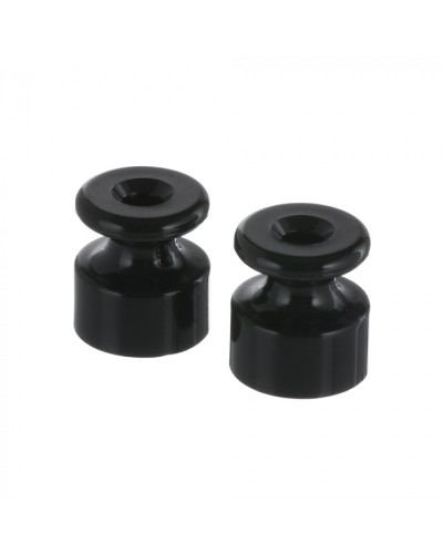 Фиксатор кабеля (изолятор)для внешней проводки кабеля (черный) LK Vintage (5шт) (888308-5) в Комсомольске-на-Амуре Держатели, клипсы, скобы Pintop.ru