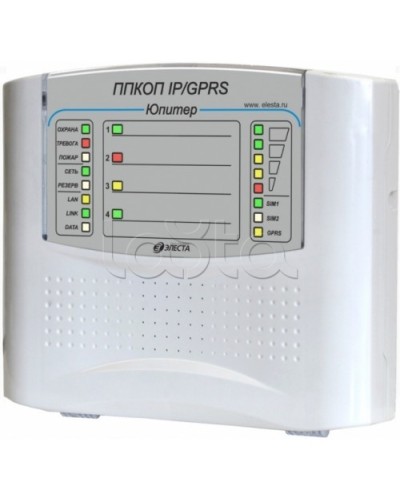 Элеста Юпитер-1431 (ППКОП Юпитер-4 IP/GPRS, пластик. корпус) в Комсомольске-на-Амуре Приемно-контрольные приборы Pintop.ru