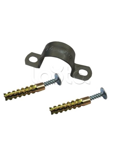 Дюбель-хомут клоп (двухлапковый) (25-26 мм) 100шт Гефест в Комсомольске-на-Амуре Крепеж: Дюбели, шурупы, саморезы Pintop.ru
