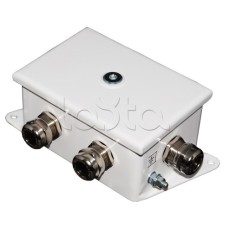 Коробка монтажная огнестойкая Гефест КМ-О (12к*10,0)-IP66-d, три ввода 120х80х68