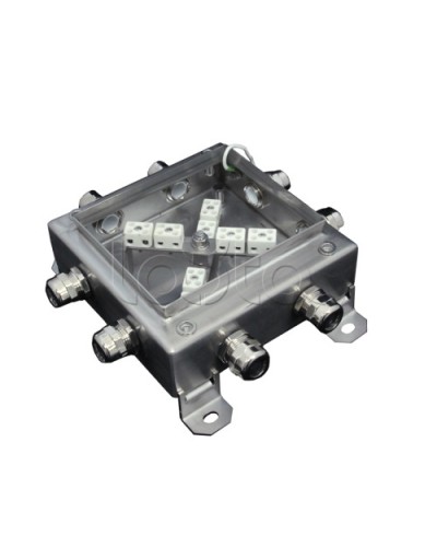 Коробка монтажная огнестойкая Гефест КМ-О (16к)-IP66 1515нерж, 8 вводов в Комсомольске-на-Амуре Распределительные коробки Pintop.ru