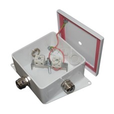 Коробка монтажная огнестойкая Гефест КМ-О (8к)-IP66-120х120, шесть вводов