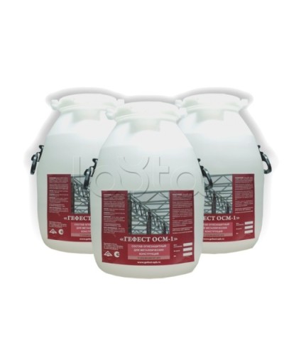 Cостав огнезащитный для металлических конструкций Гефест ОСМ-1 в Комсомольске-на-Амуре Огнезащитные краски Pintop.ru