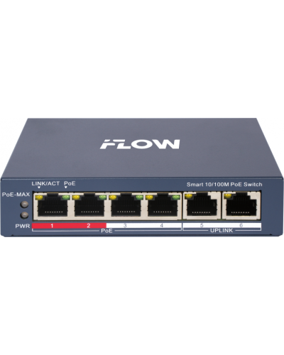 Коммутатор с PoE iFlow F-SW-EM206POE-VM в Комсомольске-на-Амуре Коммутаторы Pintop.ru