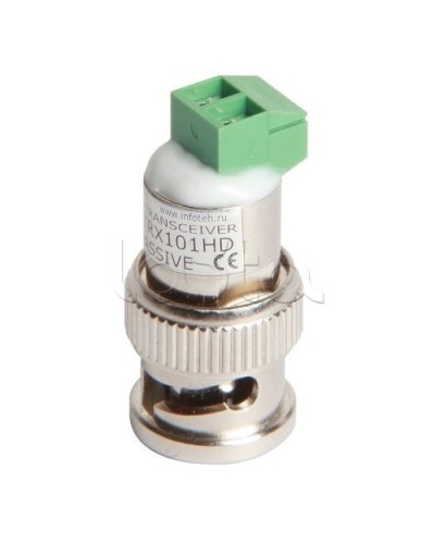 Приемопередатчик AHD/CVI/TVI видеосигнала миниатюрный пассивный Инфотех AVT-TRX101HD в Комсомольске-на-Амуре Видеоусилители, Модуляторы, Делители Pintop.ru