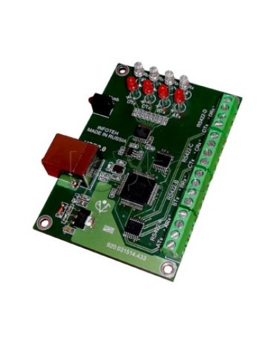 Конвертер USB/RS-422 ИНФОТЕХ AVT-USB/4RS422 в Комсомольске-на-Амуре Дополнительное оборудование для ОПС Pintop.ru