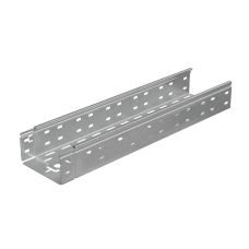 Лоток перфорированный 80х150х0,7 L2000 мм "Быстрый монтаж ПЛЮС" КМ-Профиль (LPplus80-150-0.7-2000)