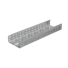 Лоток перфорированный 80х200х0,8 L2000 мм "Быстрый монтаж ПЛЮС" INOX304 КМ-Профиль (LPplus80-200-0.8-2000 INOX304)