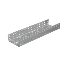 Лоток перфорированный 80х200х1,5 L4000 мм "Быстрый монтаж ПЛЮС" HD85 КМ-профиль (LPplus80-200-1.5-4000 HD85)
