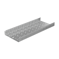 Лоток перфорированный 80х400х1,5 L6000 мм "Быстрый монтаж ПЛЮС" КМ-профиль (LPplus80-400-1.5-6000)