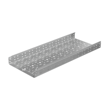 Лоток перфорированный 80х400х1,5 L2500 мм "Быстрый монтаж ПЛЮС" HD КМ-Профиль (LPplus80-400-1.5-2500 HD)