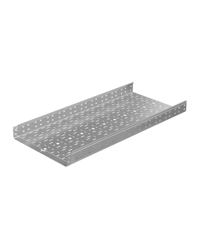 Лоток перфорированный 80х500х1,5 L2000 мм Быстрый монтаж ПЛЮС INOX304 КМ-Профиль (LPplus80-500-1.5-2000 INOX304) в Комсомольске-на-Амуре Кабельные лотки Pintop.ru