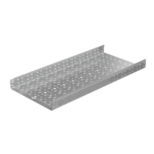 Лоток перфорированный 80х500х1,5 L2000 мм "Быстрый монтаж ПЛЮС" КМ-Профиль (LPplus80-500-1.5-2000)