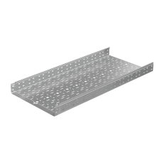 Лоток перфорированный 80х500х1,0 L3000 мм "Быстрый монтаж ПЛЮС" INOX304 КМ-Профиль (LPplus80-500-1.0-3000 INOX304)