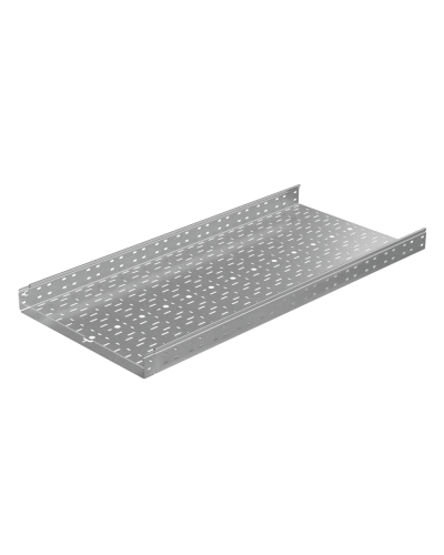 Лоток перфорированный 80х600х1,2 L2500 мм Быстрый монтаж ПЛЮС INOX304 КМ-Профиль (LPplus80-600-1.2-2500 INOX304) в Комсомольске-на-Амуре Кабельные лотки Pintop.ru