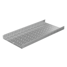 Лоток перфорированный 80х600х1,2 L5000 мм "Быстрый монтаж ПЛЮС" КМ-профиль (LPplus80-600-1.2-5000)