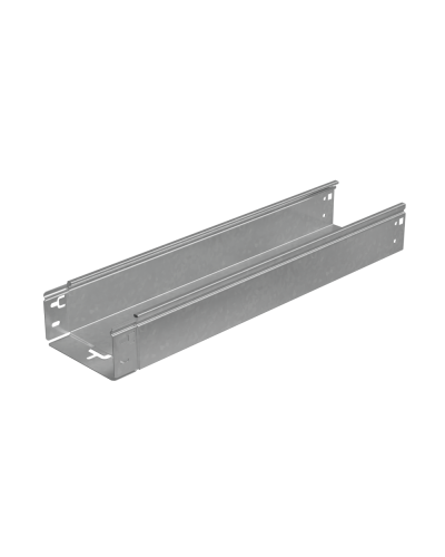 Лоток неперфорированный 80х150х0,7 L2500 мм Быстрый монтаж ПЛЮС INOX304 КМ-Профиль (LNplus80-150-0.7-2500 INOX304) в Комсомольске-на-Амуре Кабельные лотки Pintop.ru