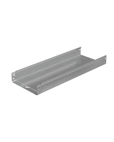 Лоток неперфорированный 80х300х0,8 L2000 мм Быстрый монтаж ПЛЮС КМ-Профиль (LNplus80-300-0.8-2000) в Комсомольске-на-Амуре Кабельные лотки Pintop.ru