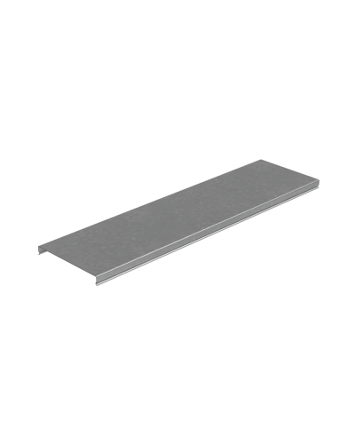 Крышка лотка 150х0,8 L2500 мм ПЛЮС INOX304 КМ-Профиль (KLplus150-0.8-2500 INOX304) в Комсомольске-на-Амуре Аксессуары для лотков Pintop.ru